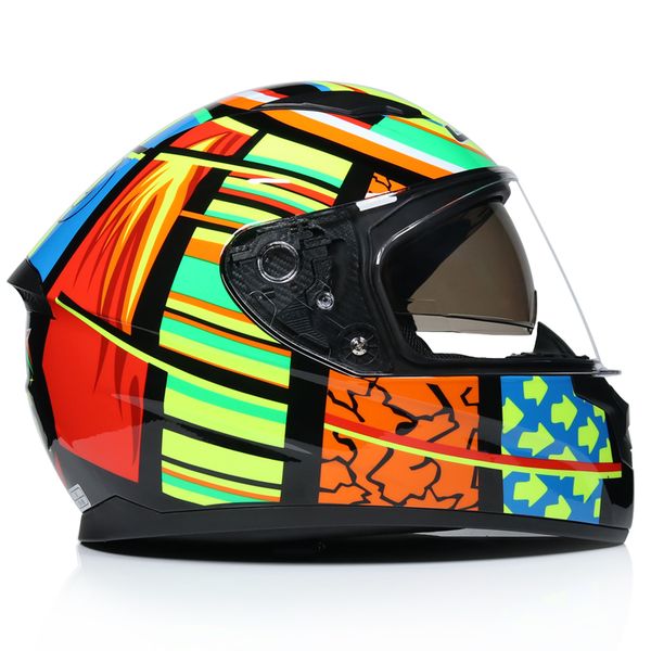 

new arrival selling full face safe motorcycle helmet double lens latest version abs material motocross helmet motorbike