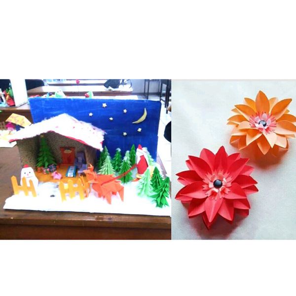 

16 sheets origami paper double sided color origami folding paper