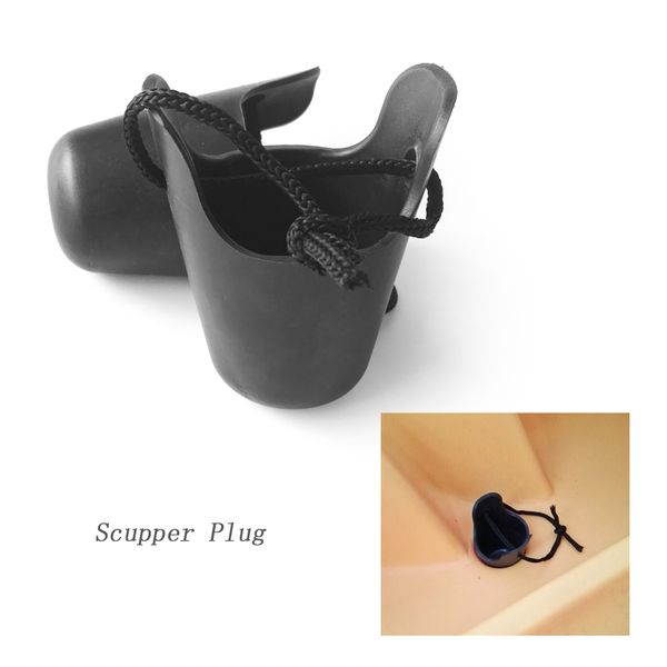 

2pcs u shape universal kayak scupper plug kit with drawstring kayak accessories scupper plug