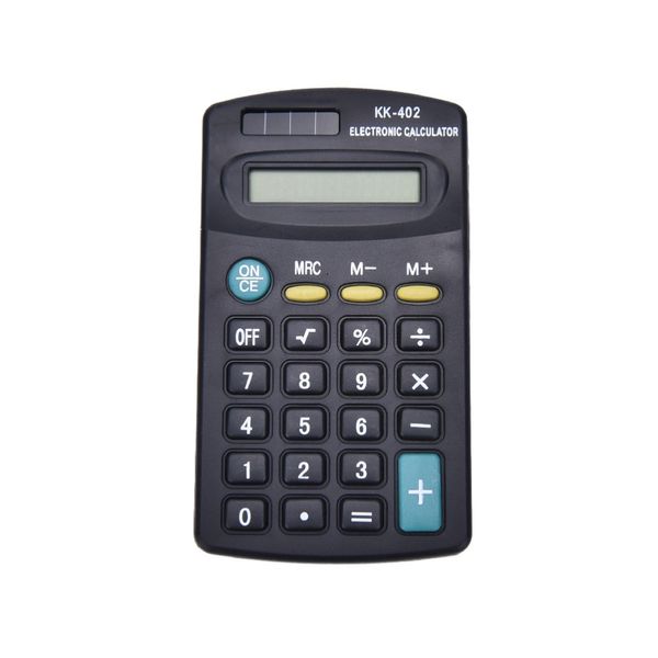 

General Purpose Black 8 Digit Mini Calculator for Office Working No Battery Not Solar Power Who'le'sa'le