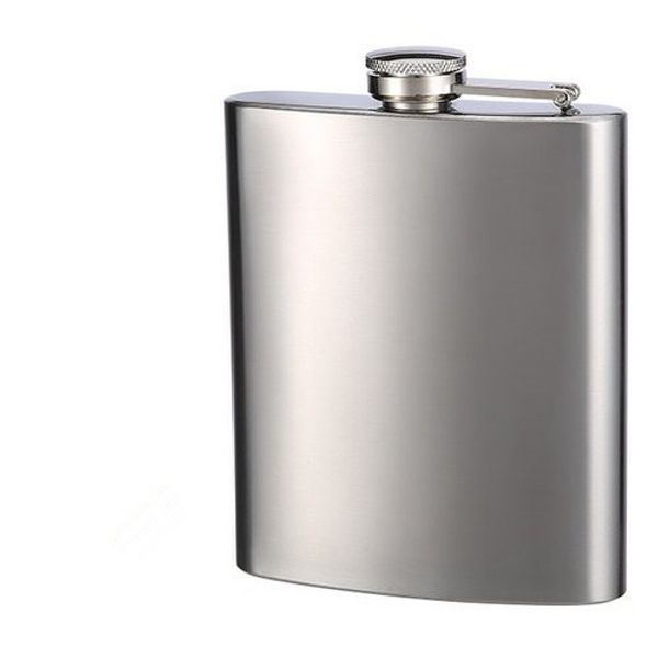 

op Shelf Flasks Stainless Steel Flask & Funnel Set, 7 oz