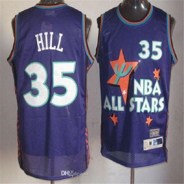 

custom men s women youth detroit pistons 33 grant hill 35 grant hill red throwback basketball editionnbajersey, Black;red