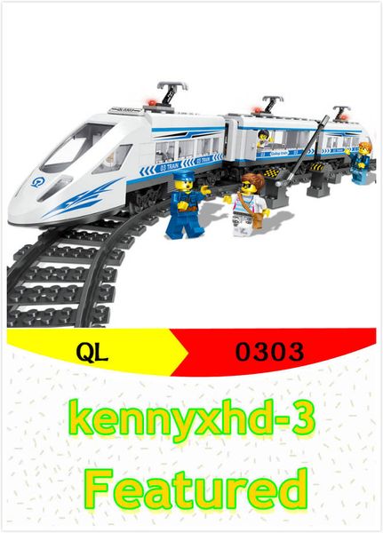 

building block train series sizzling wind train children's educational assembling toys small particles boxed