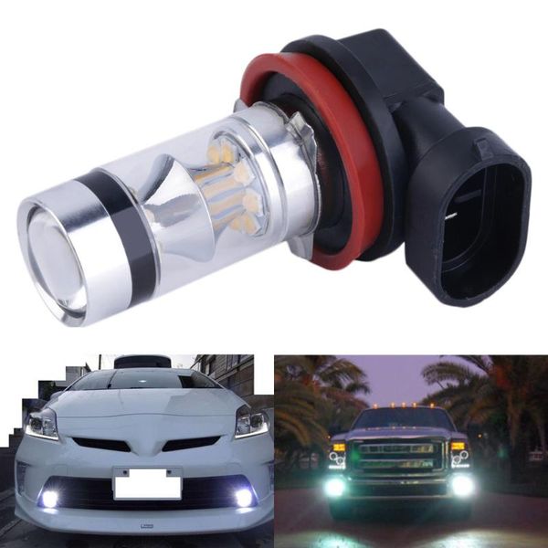 

new super bright 100w 1000lm xbd h11 led fog light car vehicle head light car side wedge tail lamp bulb