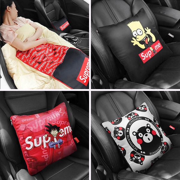 

home furnishings trendy creative car air conditioning blanket pillow quilt multi-function cushion blanket office lunch break home