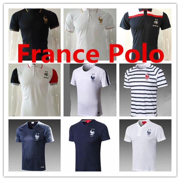 

New france two tar polo2019 20 france pecial edition centenary polo occer jer ey mbappe griezmann maillot de foot football training polo
