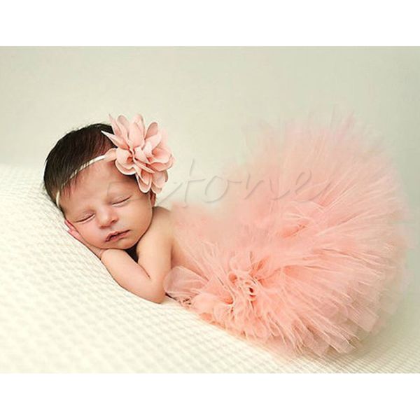 

cute toddler newborn baby girl tutu headband p prop costume outfit, Red;yellow