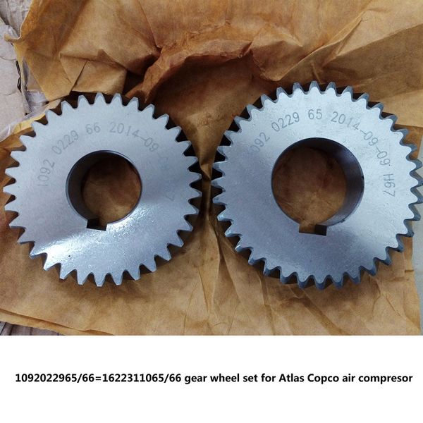 Eixo de engrenagem acionada por conjunto de roda de engrenagem 1092022955/56 = 1622311055/56 para peças de compressor de ar de parafuso CA