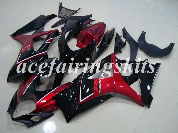 

4 gifts new abs motorcycle full fairings set fit for suzuki gsx-r1000 k7 2007 2008 07 08 bodywork set deep red