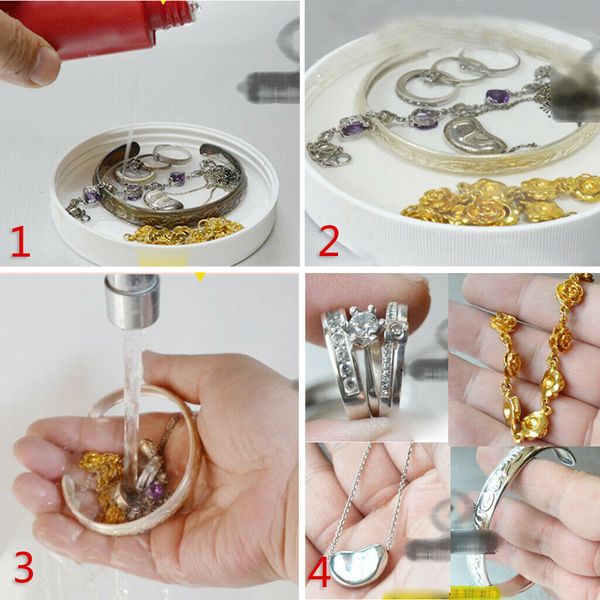 

quick gem jewelry cleaner anti-tarnish cleaning diamond silver gold jewelry x66
