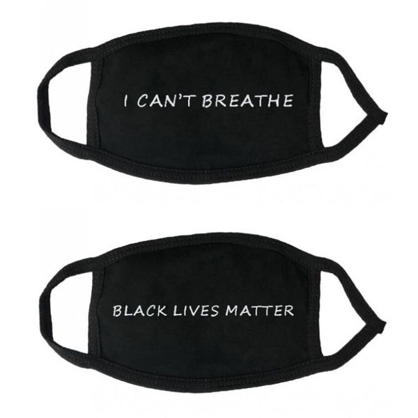 

us stock i can't breathe masks black lives matter face mask george floyd masks washable reusable mask