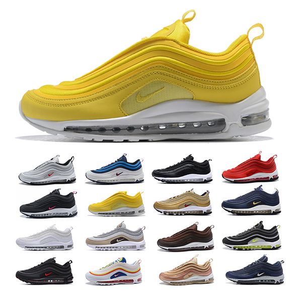 

new classic trend men's running shoes air cushion cushioning high elastic mesh breathable outdoor casual sports shoes, Black