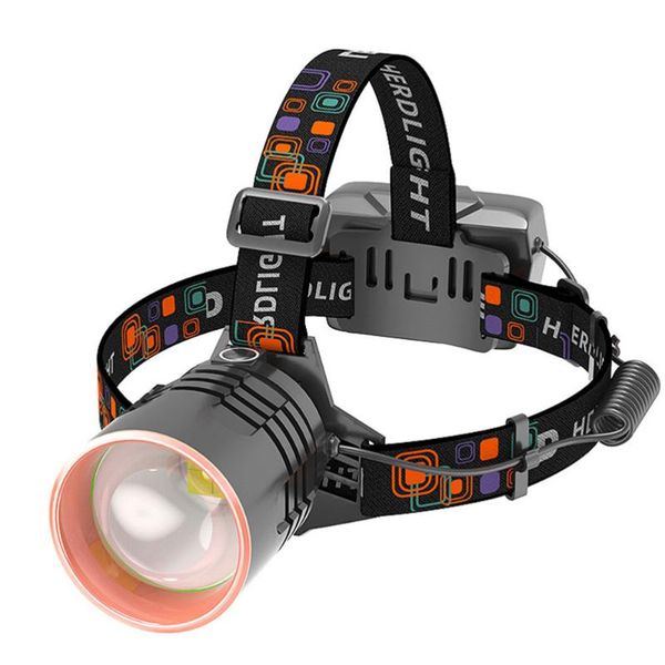 

usb charging head light outdoor led night light multi-function night riding head lamp (zoom bare lamp: light, usb cable, co