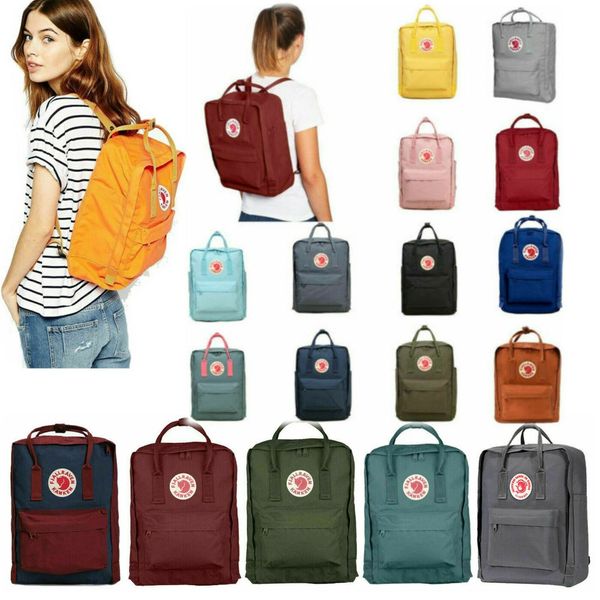 

Swedi h fox tudent waterproof canva backpack men women fa hion tyle de ign houlder bag junior high chool ruck ack brand port handbag