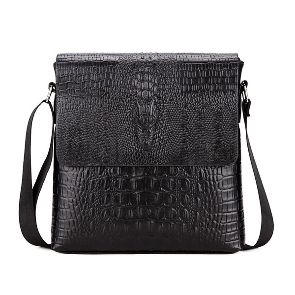 

крокодил pattern мужчины сумки бизнес мужчина сумка сумка урожай crossbody сумка кожа pu мужская сумка на ремне сумка люди wbs420