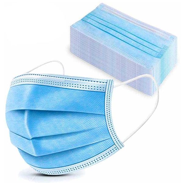 

disposable face masks anti dust cotton face mask 3 layers dustproof facial protective cover masks set anti-dust mask in stock