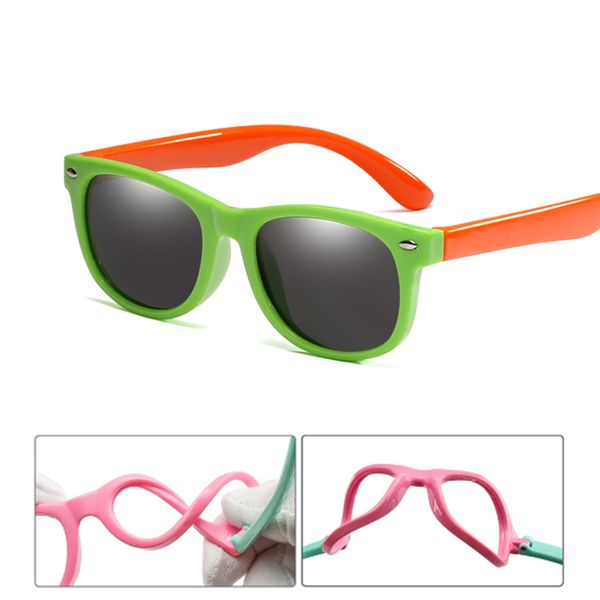 

flexible polarized kids sunglasses child black sun glasses for baby girls boy sunglasses eyeglasses 1.5-11 years kids glasses