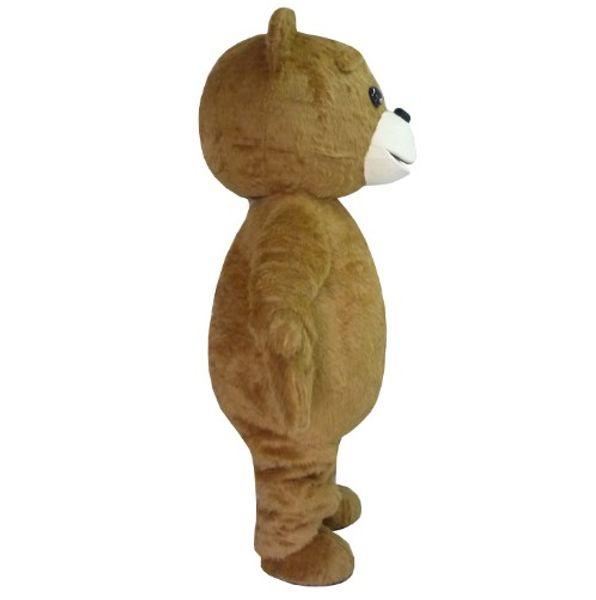 

teddy bear mascot costume ted costume fancy party dress ing, Red;yellow