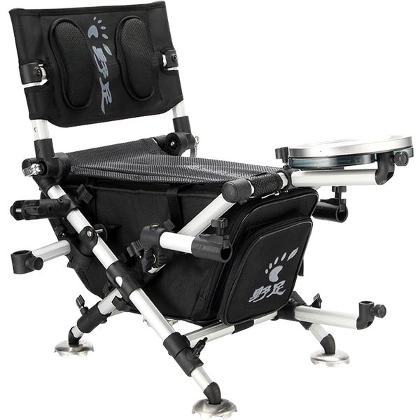 

camp furniture outdoor folding chairs fishing chair camping ergonomic high back support with carry bag armrest light stool