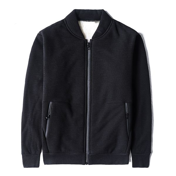 

8xl winter thick fleece men sweatshirt warm zip up coat sweater sweatshirt+pant running jogger fitness casual jacket sportswear, Black;red