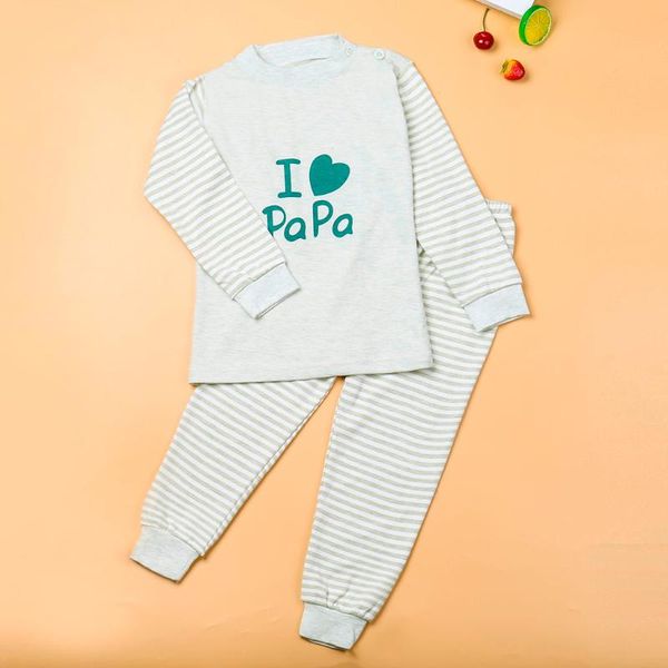 

2pcs дети мальчики одежда костюм с длинными рукавами хлопок пижамы детские младенец мальчик костюмы нижнее белье весна пижамы для детей ## 2, White