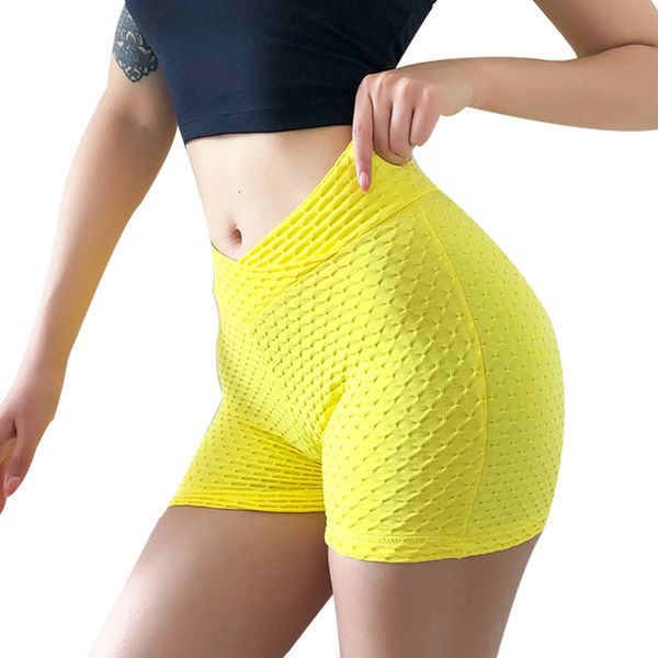 

women running fitness gym shorts women quick dry workout shorts breathable scrunch running training tight elastic yoga, White;red