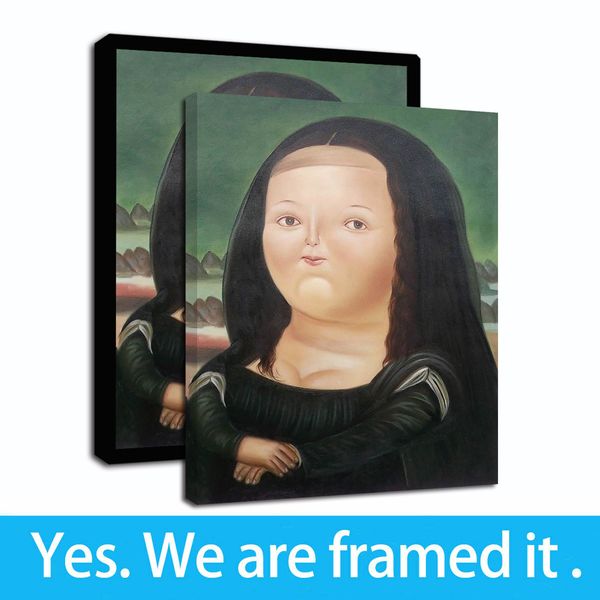 

mona lisa by leonardo da vinci famous painting - canvas art wall decor - world classic art framed art giclee print wall decor