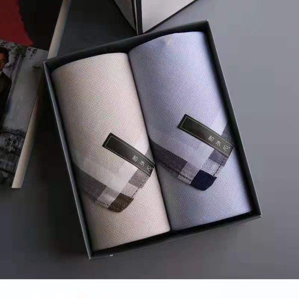 

love song) мужской чистый хлопок платочек и handkerchief, Blue;white