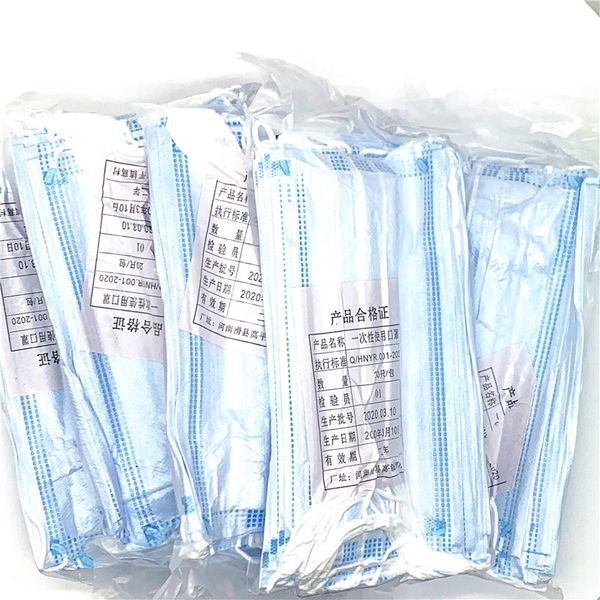 

blue anti dust mask mouth windproof mouth-muffle bacteria proof mask protective disposable face masks 20pcs/lot