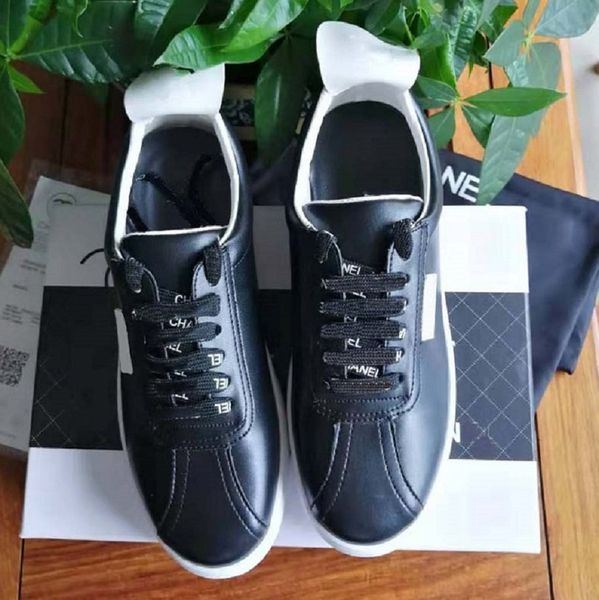 

высокое качество женская classics luxury дизайнерская обувь кроссовки женщин кроссовки run away тапки платформы espadrilles sh013 ch02, Black