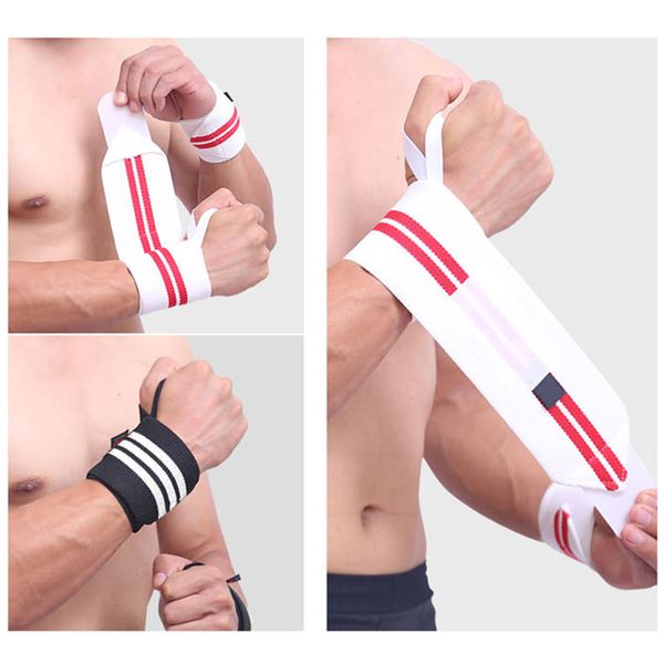 2pcs Sports Bristband Tym Wym Wrist Band Sports Bristant Новое запястье поддержка скольжения переломы запредобывающие туннельные браслеты