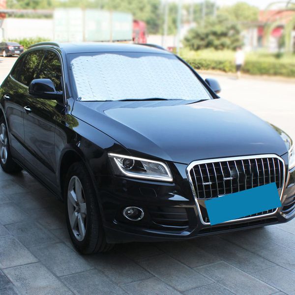 

kkysyelva summer automotive supplies sunshade car front shield laser film sunshade suitable for suv car front shield
