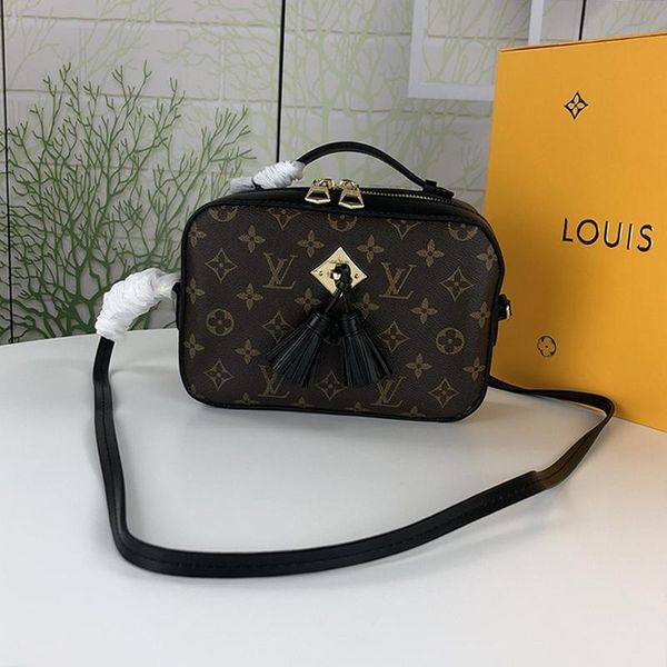 

vintage designer women bag zipper leather shoulder bags with origin box ladies crossbody bag handle totes messenger bags