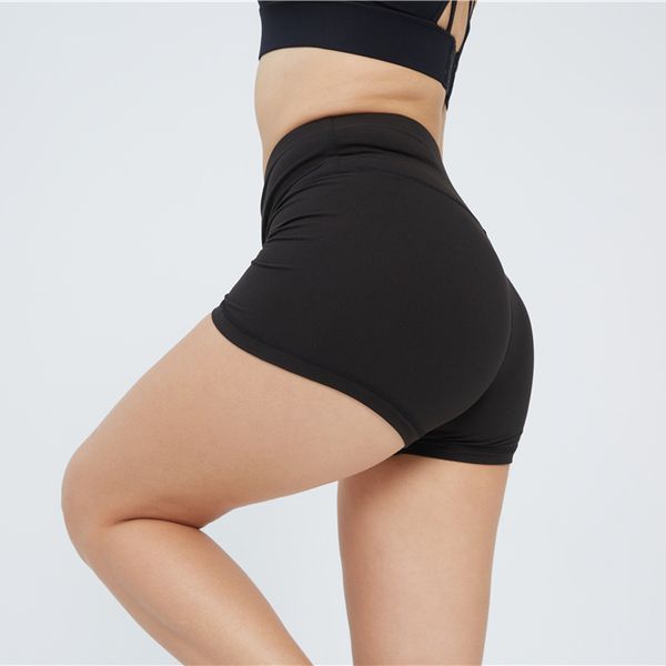 

women's solid color leggings skinny running short legging fitness legins female summer sportswear, Black