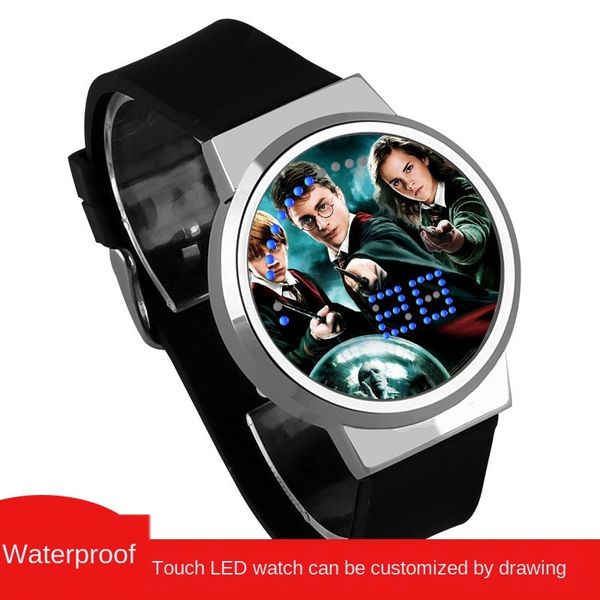 

waterproof touch death hallows led harry potter waterproof touch watch harry potter death hallows led watch, Blue