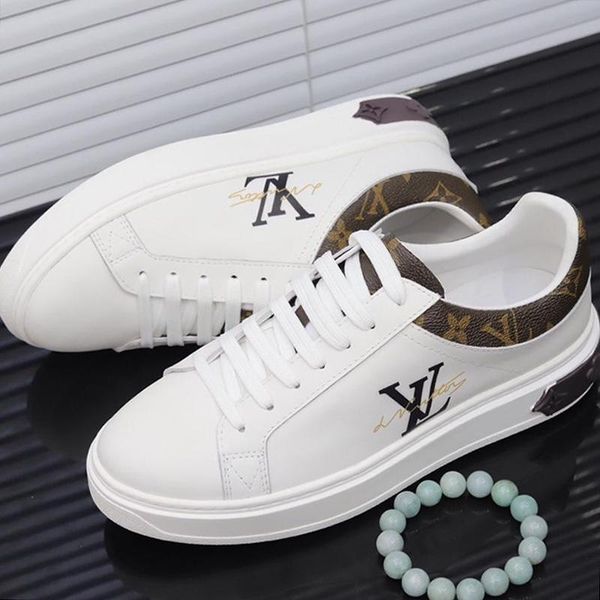 

men shoes leather big size luxury beverly hills time out sneaker chaussures pour hommes mens shoes fashion footwears rubber sole vintage 665
