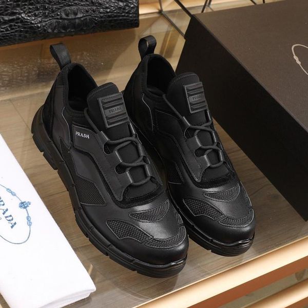 

192designers create menmens outdoor travel shoes, trendy leisure all-match sports shoes, jogging shoes, original packaging and box delivery, Black