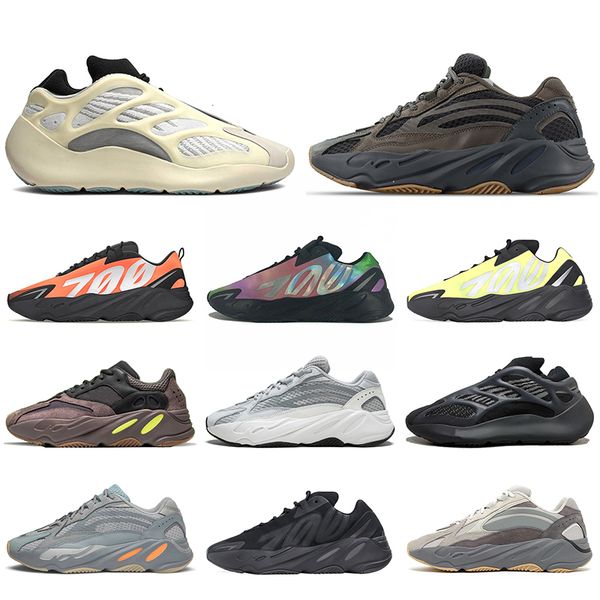 

new 700 v2 kanye shoes triple black alvah azael magnet tephra runner running shoe men women sneakers runners size 5-11
