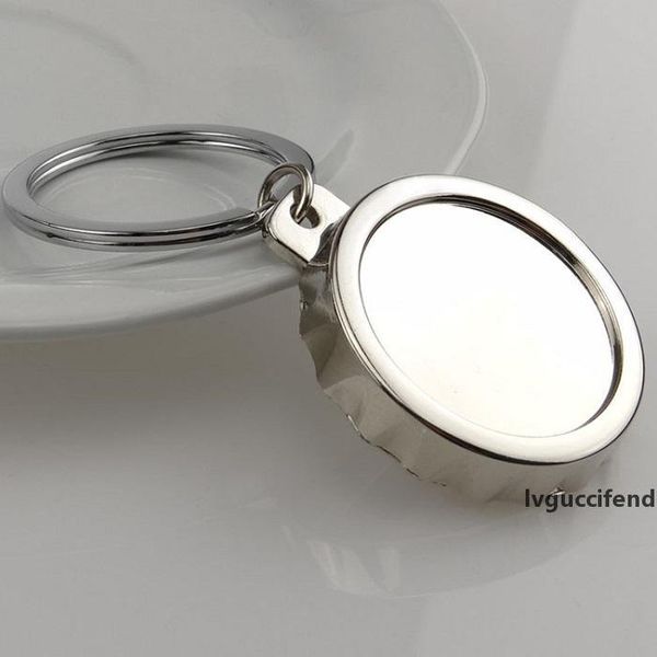 

creative metal bottle opener with key chain zinc alloy personality beer bottle cover shape bottle opener wa4033