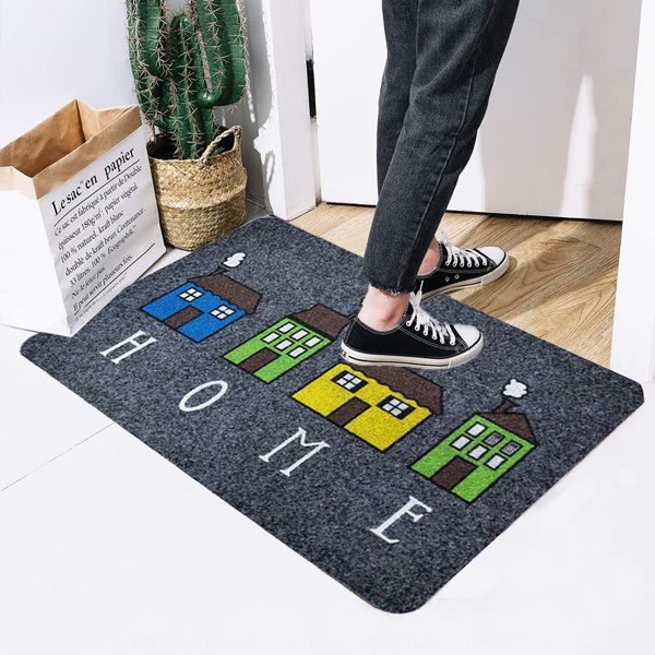 

thick printing brushed door non-slip carpet non-slip carpet bedroom water absorbing anti-skid mat door mat