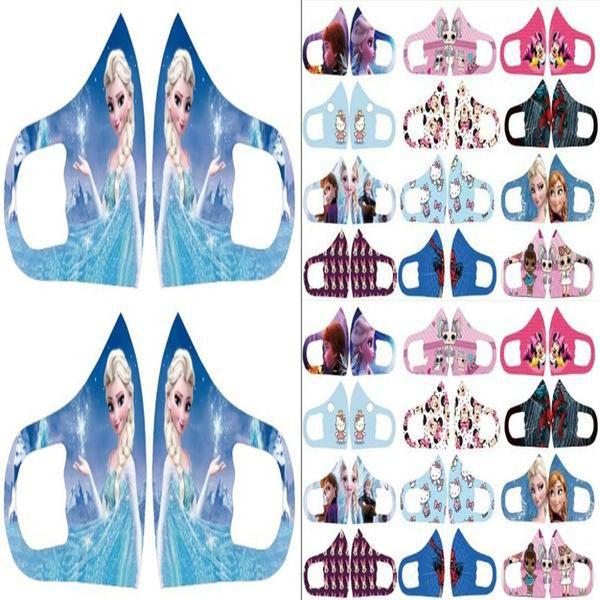 

cartoon face mask cubrebocas cartoon characters face mask nose face mouth protection dhl washable reusable mask sq2009 zurnx