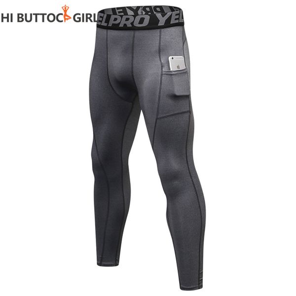 

men running compression legging pants gym jogging pants sportswear gym men's running trouser leggings training skinny, Black;blue