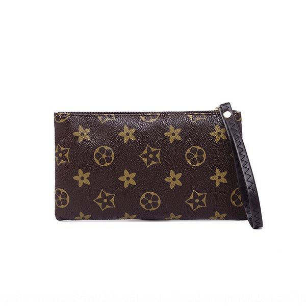 

2019 new women's hand classic leather bag coin handbag wallet purse simple fashion small wallet