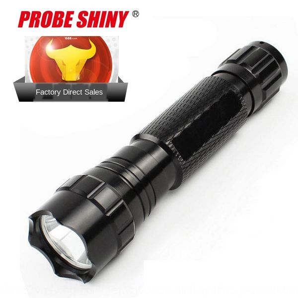 

501b белый фиолетовый открытый сильный фонарик свет зарядки алюминиевого сплава светодиодный фонарик