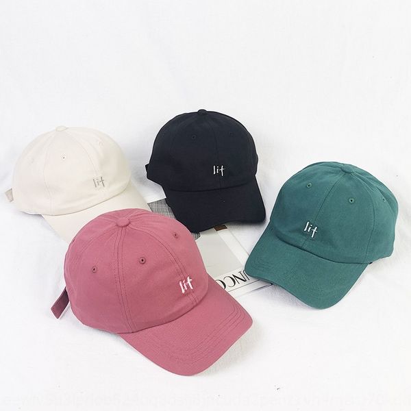

ins hat women' korean fashion english embroidery women' sports sun hat face baseball embroidered baseball cap small cap, Blue;gray
