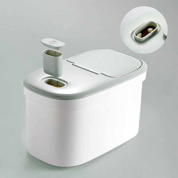 

sealed insect-proof moisture-proof rice bucket kitchen storage plastic rice tank rice box bucket box flour bucket 910g