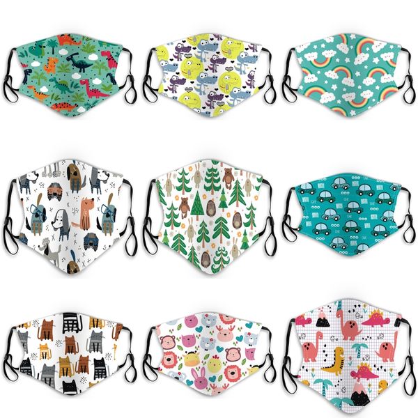 

washable face mask anti-dust reusable masks with 1 carbon filter pm 2.5 protective face mask 30pcs#159