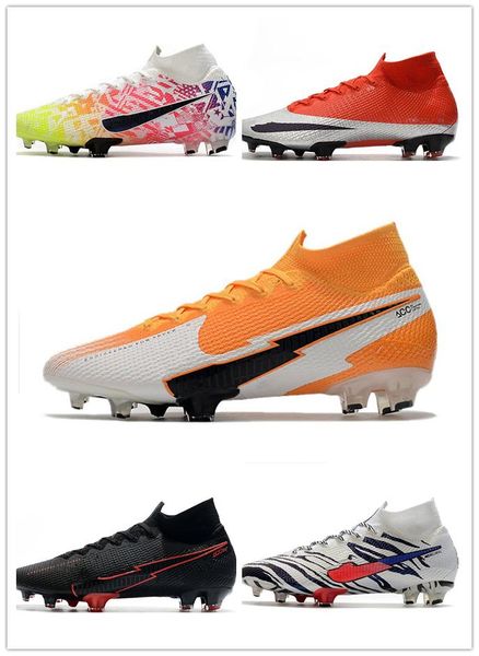 

2020mercurial 13 elite fg высоких бутсы кроссовок футбольных утки ботинки южной корея неймар jr будущую днк молодежи дети мужчины женщины ac, Black