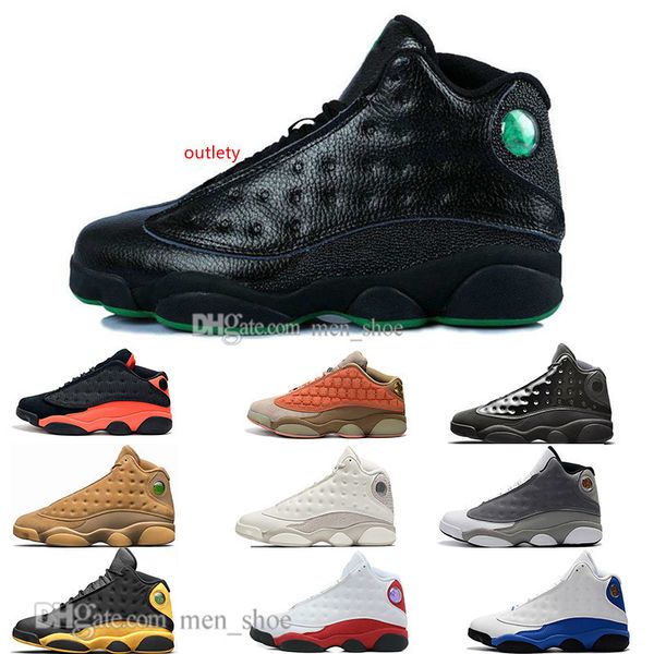 

drop shipping 13 13s cap and gown terracotta blush mens basketball shoes playoffs olive green dmp bred men sports sneakers designer trainers