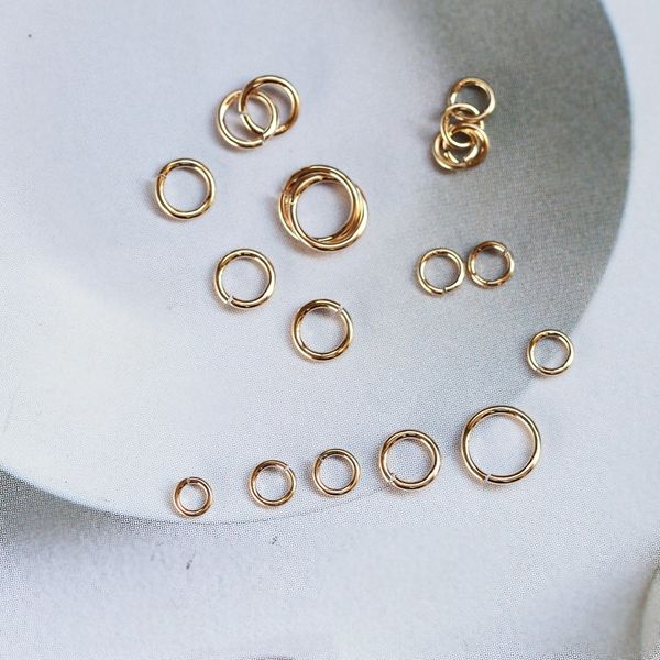 

u. diy accessories . 14k gold sealing open single ring connection ring diy accessories, Silver